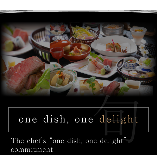 The chef's 'one dish, one delight' commitment